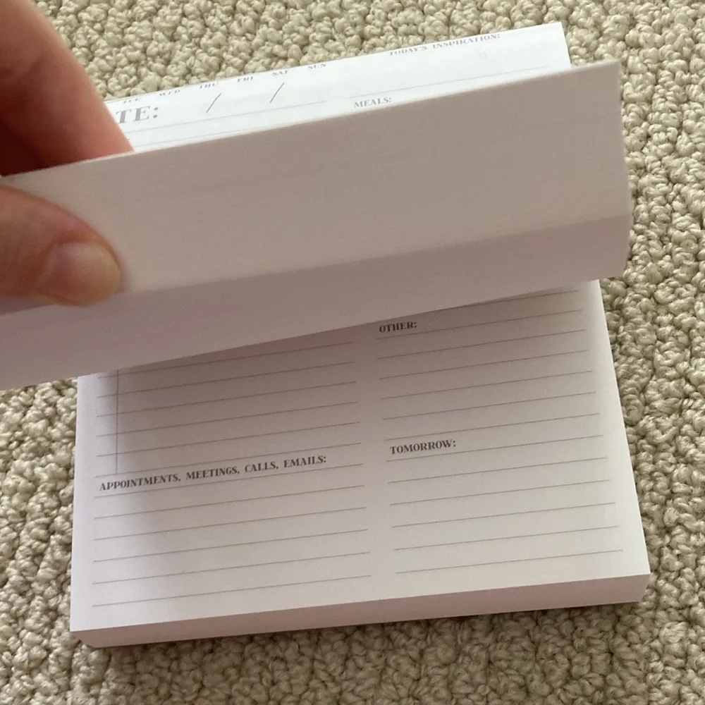 Planner Weekly Productivity Pad 500+ pages Lined Notepad Notebook To Do Lists
